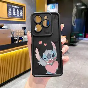 Case For Infinix Smart 8 Pro Couple Stitch Angel Full Protective Phone Case Anti Drop Cover