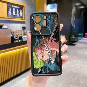 Case For Infinix Hot 40i Zoro Luffy Full Protective Phone Case Anti Drop Cover