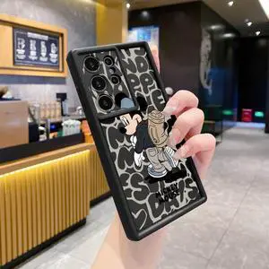 Case For Samsung S24 Ultra Couple Mickey Minnie Full Protective Phone Case Anti Drop Cover