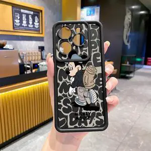 Case For Infinix Hot 40 Pro Couple Mickey Minnie Full Protective Phone Case Anti Drop Cover