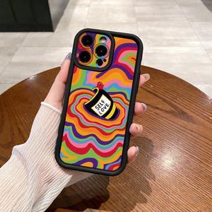 Case For iPhone 12 Pro Liquid Coffee Full Protective Phone Case Anti Drop Cover