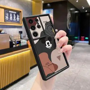 Case For Samsung S22 Ultra Retro Mickey Full Protective Phone Case Anti Drop Cover