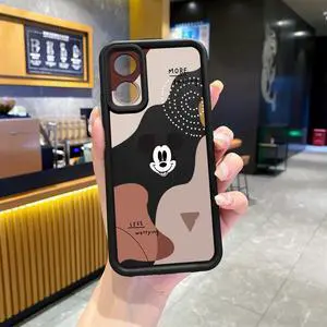 Case For OPPO A58 4G Retro Mickey Full Protective Phone Case Anti Drop Cover