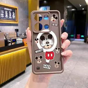 Case For Redmi Note 13 Pro 4G Funny Shinning Mickey Mouse Full Protective Phone Case Anti Drop Cover