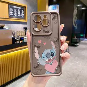 Case For Infinix Hot 40i Couple Stitch Angel Full Protective Phone Case Anti Drop Cover