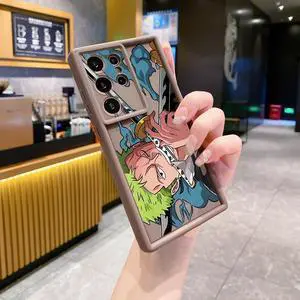 Case For Samsung S24 Ultra Zoro Luffy Full Protective Phone Case Anti Drop Cover