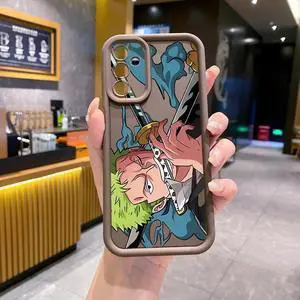 Case For Samsung A55 5G Zoro Luffy Full Protective Phone Case Anti Drop Cover