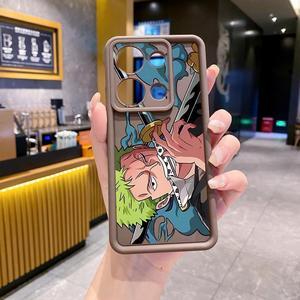 Case For Redmi Note 13 Pro 5G Zoro Luffy Full Protective Phone Case Anti Drop Cover