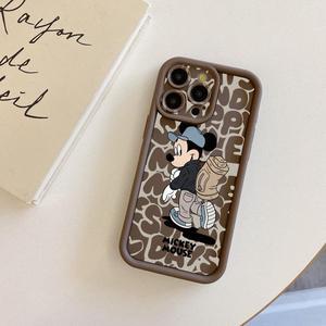 Case For iPhone 14 Pro Couple Mickey Minnie Full Protective Phone Case Anti Drop Cover