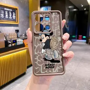 Case For Redmi Note 13 4G Couple Mickey Minnie Full Protective Phone Case Anti Drop Cover