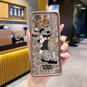 Case For Infinix Hot 40i Couple Mickey Minnie Full Protective Phone Case Anti Drop Cover