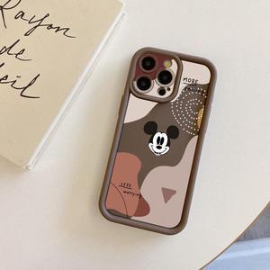 Case For iPhone 14 Pro Retro Mickey Full Protective Phone Case Anti Drop Cover