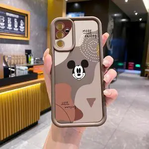Case For Samsung S24 Retro Mickey Full Protective Phone Case Anti Drop Cover