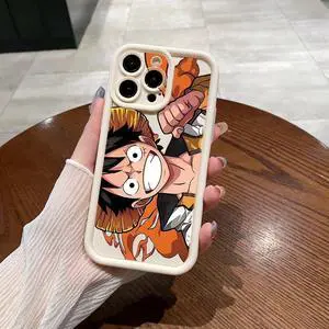 Case For iPhone 15 Pro Max Zoro Luffy Full Protective Phone Case Anti Drop Cover