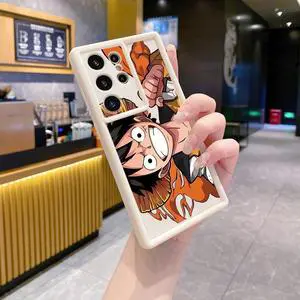 Case For Samsung S24 Ultra Zoro Luffy Full Protective Phone Case Anti Drop Cover