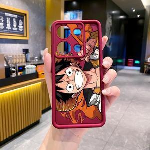 Case For Redmi Note 13 Pro 5G Zoro Luffy Full Protective Phone Case Anti Drop Cover