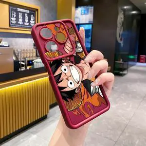 Case For Infinix Hot 40 Pro Zoro Luffy Full Protective Phone Case Anti Drop Cover