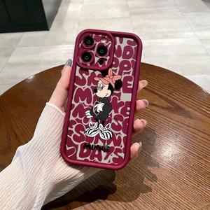 Case For iPhone 14 Pro Couple Mickey Minnie Full Protective Phone Case Anti Drop Cover