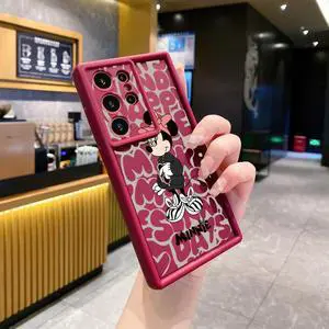 Case For Samsung S22 Ultra Couple Mickey Minnie Full Protective Phone Case Anti Drop Cover