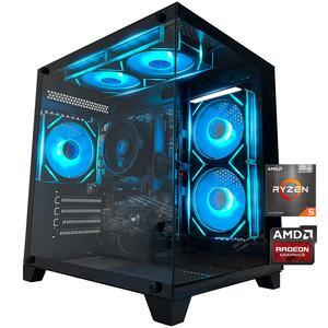 HZG Gaming Desktop Computer PC,Intel Core I5-13400F,GeForce RTX 4060, 32GB RAM and 1TB NVMe M.2 SSD, WiFi6E, ARGB Fan, Prebuilt Gaming PC Tower Intel Core i5-13400F