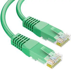 SYSTON CABLE TECHNOLOGY Cat6e Ethernet Internet Cable Patch 600MHz 23AWG 4pr UTP Solid Bare Copper Wire Indoor/Outdoor PoE PC Laptop, CMR Riser-Rated Sunlight Resistant RoHS UL Green 100 ft. SYSTON CABLE TECHNOLOGY Cat6e Ethernet Internet Cable Patch 600MHz 23AWG 4pr UTP Solid Bare Copper Wire Indoor/Outdoor PoE PC Laptop, CMR Riser-Rated Sunlight Resistant RoHS UL Green 100 ft.