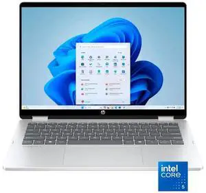 HP - OmniBook 5 Flip 2-in-1 14" 2K Touch-Screen Laptop - Intel Core 5 - 8GB Memory - 512GB SSD - Glacier Silver