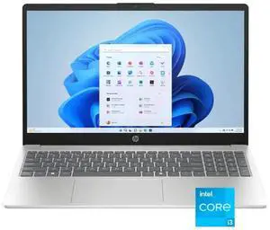 HP - 15.6" Touch-Screen Laptop - Intel Core i3 - 8GB Memory - 256GB SSD - Natural Silver