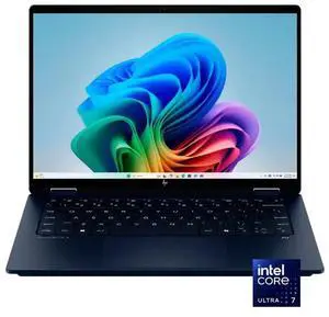 HP - OmniBook X Flip 2-in-1 - Copilot+ PC - 14" 2K Touch-Screen Laptop - Intel Core Ultra 7 - 16GB Memory - 1TB SSD - Atmospheric Blue