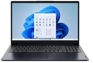 Lenovo - IdeaPad 1 15.6" Full HD Touchscreen Laptop - AMD Ryzen 5 7520U - 8GB Memory - 256GB SSD - Abyss Blue