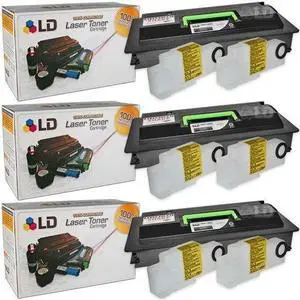 LD Products Compatible Toner Cartridge Replacement for Kyocera TK-717 (Black, 3-Pack)