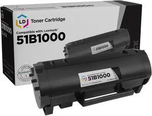 LD Products Compatible Toner Cartridge Replacement for Lexmark 51B1H00 Black