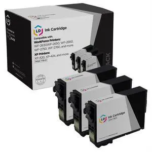 LD Products Replacement for Epson 220XL Ink Cartridges 200 XL T200XL120 High Yield (Black, 3-Pack) LD Products Replacement for Epson 220XL Ink Cartridges 200 XL T200XL120 High Yield (Black, 3-Pack)