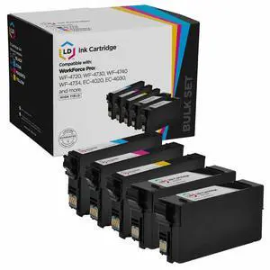 LD Products Remanufactured Replacement for Epson 802XL Ink Cartridges 802 T802XL T802 (2 T802XL120 Black 1 T802XL220 Cyan 1 T802XL320 Magenta 1 T802XL420 Yellow 5-Pack) LD Products Remanufactured Replacement for Epson 802XL Ink Cartridges 802 T802XL T802 (2 T802XL120 Black 1 T802XL220 Cyan 1 T802XL320 Magenta 1 T802XL420 Yellow 5-Pack)