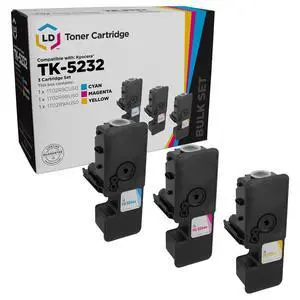 LD Products Compatible Toner Replacement for Kyocera TK-5232 (Cyan, 3-Pk) LD Products Compatible Toner Replacement for Kyocera TK-5232 (Cyan, 3-Pk)