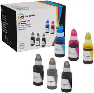 LD Products Compatible Ink Bottle Replacements for 552 T552 High Yield (T552020 Black, T552120 Photo Black, T552220 Cyan, T552320 Magenta, T552420 Yellow, T552520 Gray 6-Pack) LD Products Compatible Ink Bottle Replacements for 552 T552 High Yield (T552020 Black, T552120 Photo Black, T552220 Cyan, T552320 Magenta, T552420 Yellow, T552520 Gray 6-Pack)