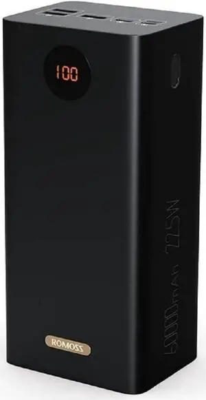 ROMOSS 60,000mAh Large Power Bank, High Capacity Portable Charger 22.5W USB C Fast Charging, Long Lasting External Battery Pack with 4 Outputs & 3 Inputs for iPad, iPhone, Samsung, Switch and More