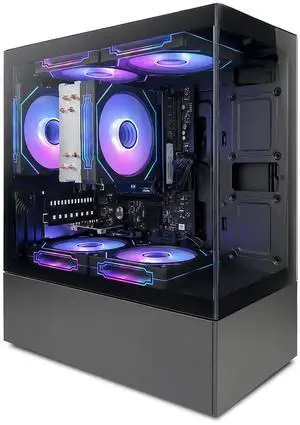 Suevery Gaming PC Desktop, Intel Core i5-12400F Processor up to 4.4GHz, NVIDIA GeForce RTX 3050 6GB, 16GB DDR4 3200MHz RAM, 1TB NVMe SSD, RGB Lighting, 650W PSU, White Suevery Gaming PC Desktop, Intel Core i5-12400F Processor up to 4.4GHz, NVIDIA GeForce RTX 3050 6GB, 16GB DDR4 3200MHz RAM, 1TB NVMe SSD, RGB Lighting, 650W PSU, White