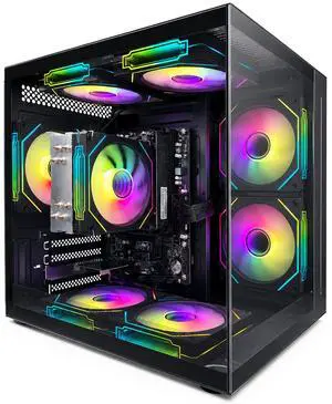 Suevery Desktop PC Computer, AMD Ryzen 5 3400G up to 4.2GHz, 16GB DDR4 RAM, 256GB SATA SSD, Radeon Vega 11 Graphics, Wi-Fi 6, RGB Fans, 400W PSU, B450 Motherboard, Black Suevery Desktop PC Computer, AMD Ryzen 5 3400G up to 4.2GHz, 16GB DDR4 RAM, 256GB SATA SSD, Radeon Vega 11 Graphics, Wi-Fi 6, RGB Fans, 400W PSU, B450 Motherboard, Black