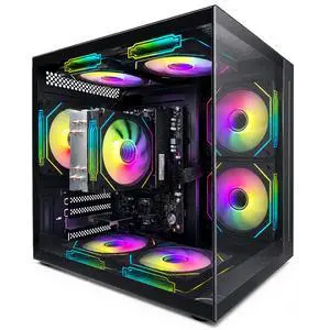 Suevery Desktop PC Computer, AMD Ryzen 5 3400G up to 4.2GHz, 16GB DDR4 RAM, 256GB SATA SSD, Radeon Vega 11 Graphics, Wi-Fi 6, RGB Fans, 400W PSU, B450 Motherboard, Black Suevery Desktop PC Computer, AMD Ryzen 5 3400G up to 4.2GHz, 16GB DDR4 RAM, 256GB SATA SSD, Radeon Vega 11 Graphics, Wi-Fi 6, RGB Fans, 400W PSU, B450 Motherboard, Black