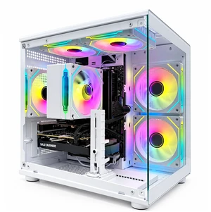 Suevery Gaming PC Desktop, AMD Ryzen 7 4700LE 8-Core Processor, NVIDIA GeForce RX 6500XT, 16GB DDR4 RAM, 512GB SSD, Wi-Fi, RGB Lighting, 400W PSU, White Suevery Gaming PC Desktop, AMD Ryzen 7 4700LE 8-Core Processor, NVIDIA GeForce RX 6500XT, 16GB DDR4 RAM, 512GB SSD, Wi-Fi, RGB Lighting, 400W PSU, White