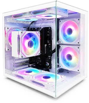 Suevery Desktop PC Computer for Business, AMD Ryzen 5 3400G up to 4.2GHz, 16GB DDR4 RAM, 256GB SATA SSD, Radeon Vega 11 Graphics, Wi-Fi 6, RGB Fans, 400W PSU, B450 Motherboard, White Suevery Desktop PC Computer for Business, AMD Ryzen 5 3400G up to 4.2GHz, 16GB DDR4 RAM, 256GB SATA SSD, Radeon Vega 11 Graphics, Wi-Fi 6, RGB Fans, 400W PSU, B450 Motherboard, White