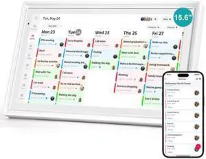 HONGSAMDE 15.6 Inch Digital Photo Frames Digital Wall Calendar, 2GB+32GB, 1080P IPS Touchscreen Family Task Planner HONGSAMDE 15.6 Inch Digital Photo Frames Digital Wall Calendar, 2GB+32GB, 1080P IPS Touchscreen Family Task Planner