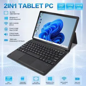 Hongsamde 2 in 1 Windows Tablet PC, 10.1 Inch Windows 11 Pro Tablet , 8GB RAM 256GB Storage, Intel J4105 CPU, 1280*800 IPS FHD Touchscreen, with Mini HDMI/WiFi/Bluetooth/Keyboard/USB/Dual Cameras Hongsamde 2 in 1 Windows Tablet PC, 10.1 Inch Windows 11 Pro Tablet , 8GB RAM 256GB Storage, Intel J4105 CPU, 1280*800 IPS FHD Touchscreen, with Mini HDMI/WiFi/Bluetooth/Keyboard/USB/Dual Cameras