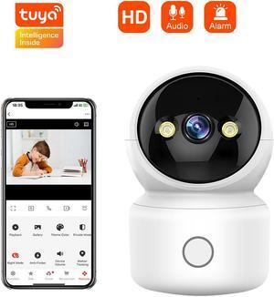 Video Baby Monitor with Camera and Audio, 360-Degree Smart 1080P WiFi Security Indoor Camera with Night Vision