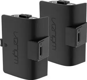 Venom Gaming High Capacity 1100mAh Rechargeable Battery Twin Pack - Black (Xbox Series X & S / Xbox One) VS2883