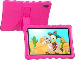 BYYBUO 10.1 Inch Android Kids Tablet - Android 13, 32GB, 2+5MP Cam, 5000mAh, Bluetooth, 1280IPS HD, Kid Tablet With Impact Protection Case