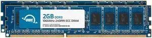 OWC 4GB (2x2GB) DDR3 1066 PC3-8500 CL7 1Rx8 240-pin 1.5V ECC Unbuffered UDIMM Memory RAM Module Upgrade Kit for Select Desktops, Workstations, or Servers