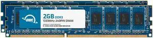 OWC 4GB (2x2GB) DDR3 1333 PC3-10600 CL9 1Rx8 240-pin 1.5V Non-ECC UDIMM Memory RAM Module Kit