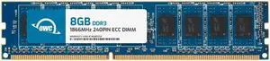 OWC 8GB DDR3L 1866 PC3L-14900 CL13 2Rx8 240-pin 1.35V ECC Unbuffered UDIMM Memory RAM Module Upgrade for Select Desktops, Workstations, or Servers