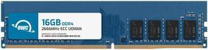 OWC 16GB RAM Compatible with Synology RackStation RS1619xs+ and RS2818RP+ DDR4 2666MHz PC4-21300 ECC Unbuffered UDIMM 2Rx8 1.2V Memory Upgrade for NAS, RackStation, FlashStation, & NVR DVA